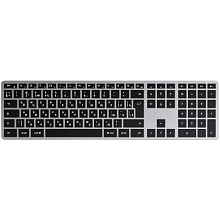 Клавиатура Satechi Slim X3 Bluetooth Backlit Keyboard, серый космос - 0