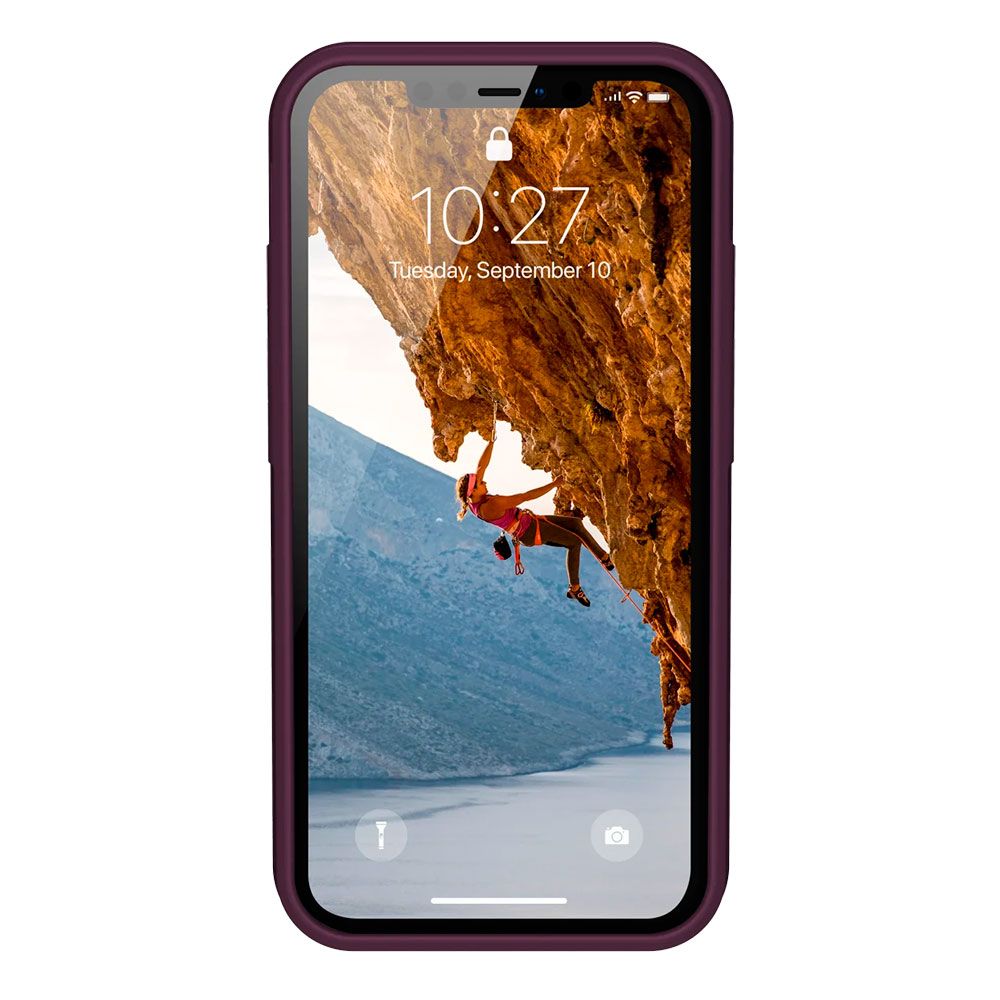 Чехол-накладка UAG U Anchor для iPhone 12 mini, поликарбонат, баклажановый - 3