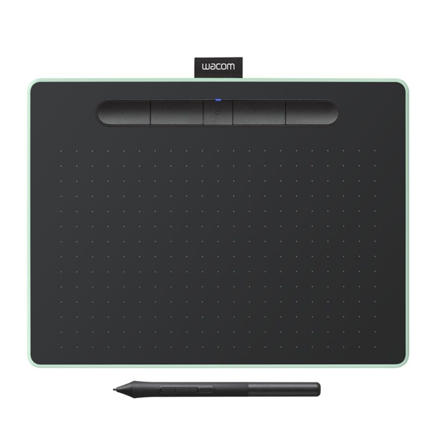 Графический планшет Wacom Intuos M Bluetooth Pistachio, цвет фисташковый