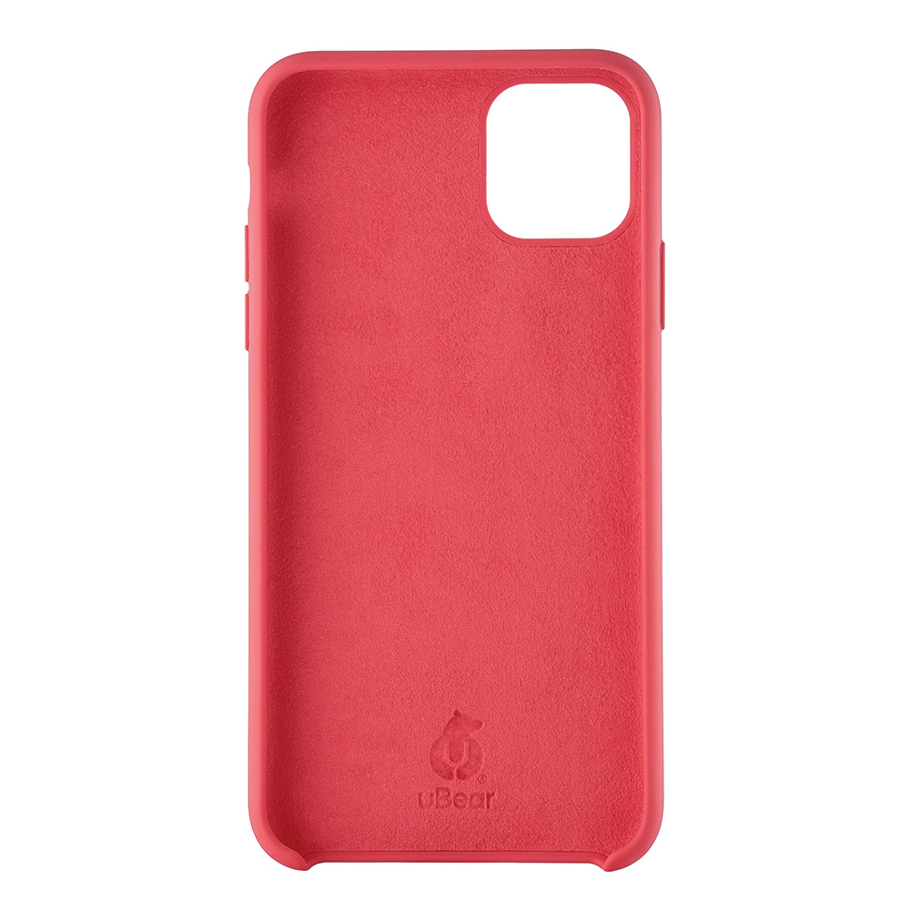 Чехол-накладка uBear Touch Case для iPhone 11 Pro Max, силикон, красный