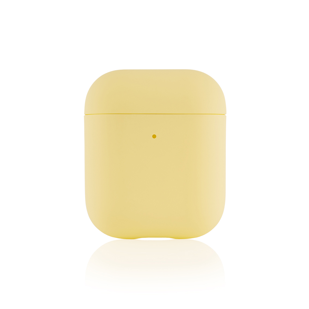 Чехол защитный VLP Plastic Case для AirPods, желтый