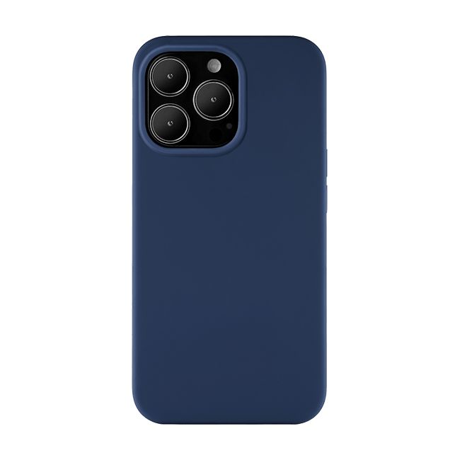 

Чехол-накладка uBear Touch Mag Сase для iPhone 13 Pro, силикон, темно-синий