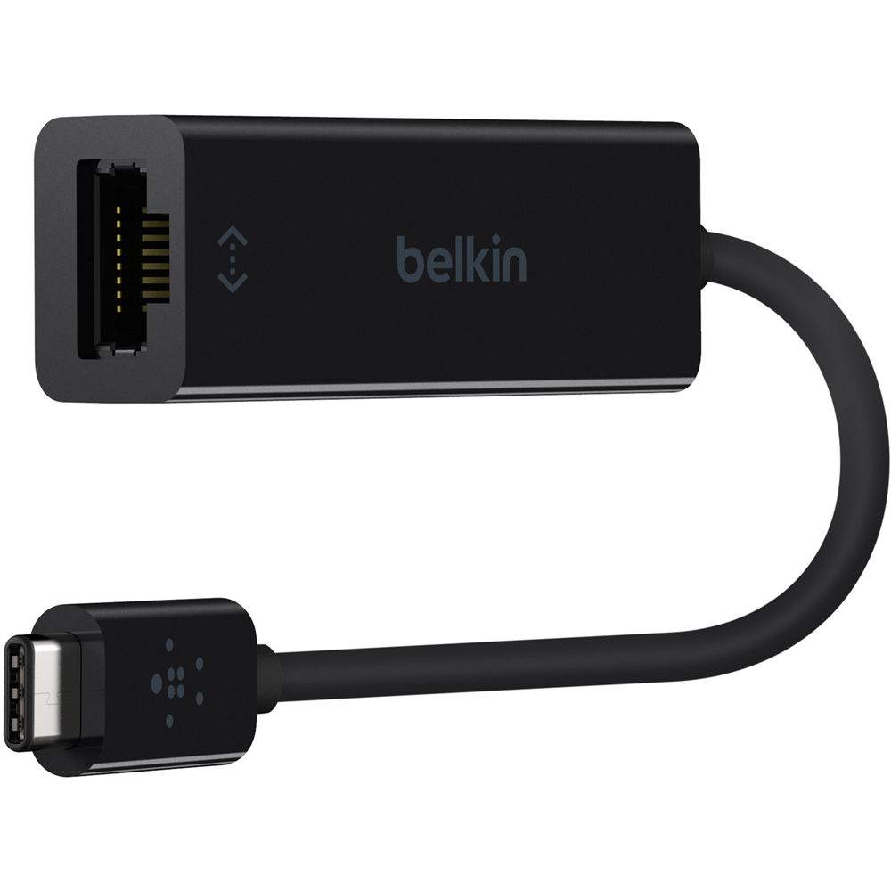 

Адаптер Belkin USB-C to Gigabit Ethernet, черный
