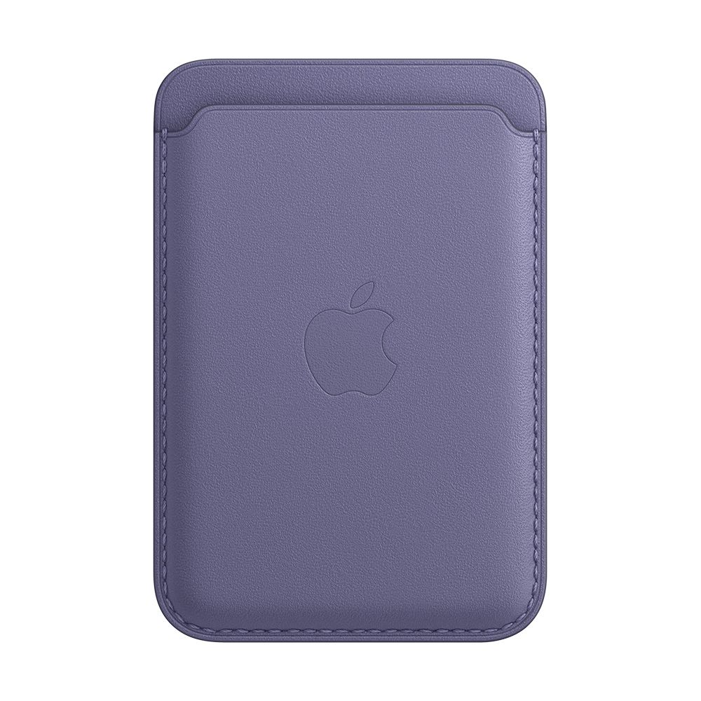 Чехол-бумажник Apple MagSafe, цвет: сиреневая глициния, кожа