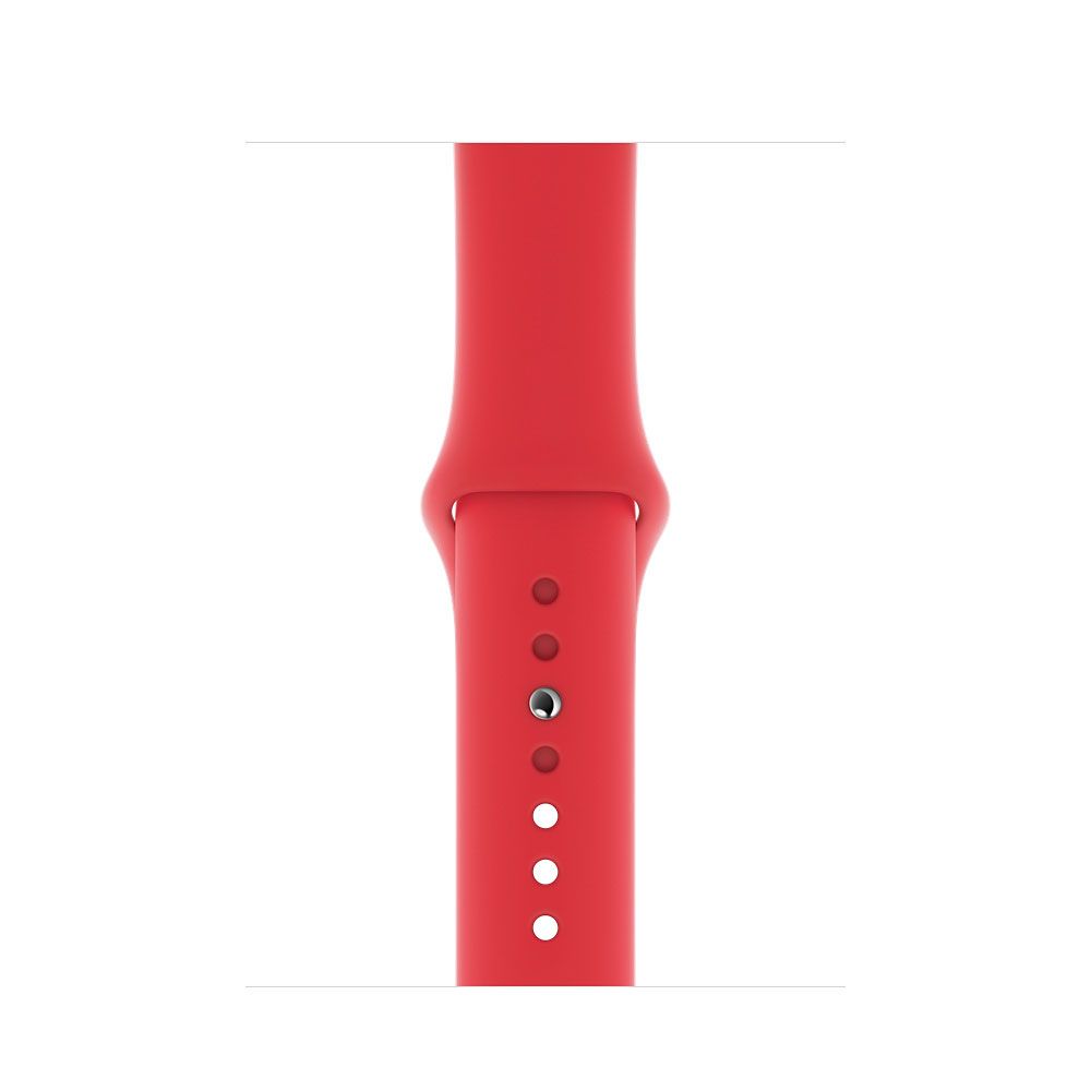 Ремешок Apple Sport Band для Apple Watch 44mm, Фторэластомер, (PRODUCT)RED - 0