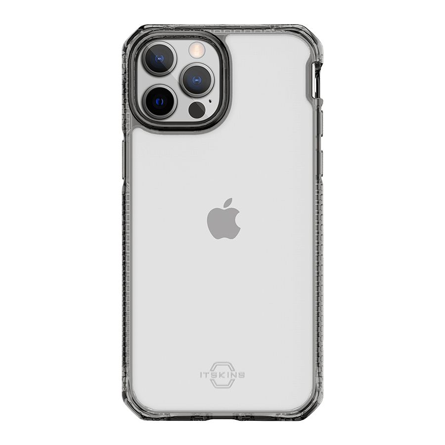 

Чехол-накладка Itskins Hybrid Clear для iPhone 13 Pro Max, поликарбонат, черный