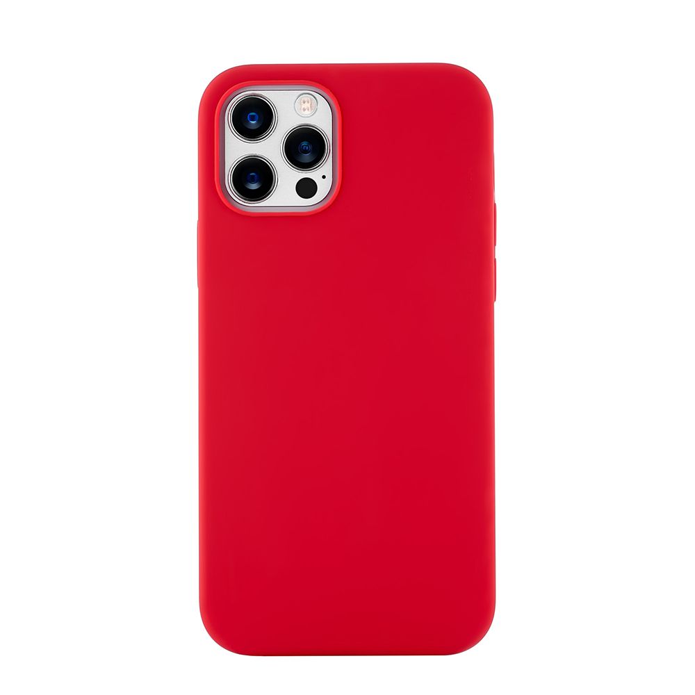 Чехол-накладка uBear Touch Case для iPhone 12 Pro Max, силикон, красный