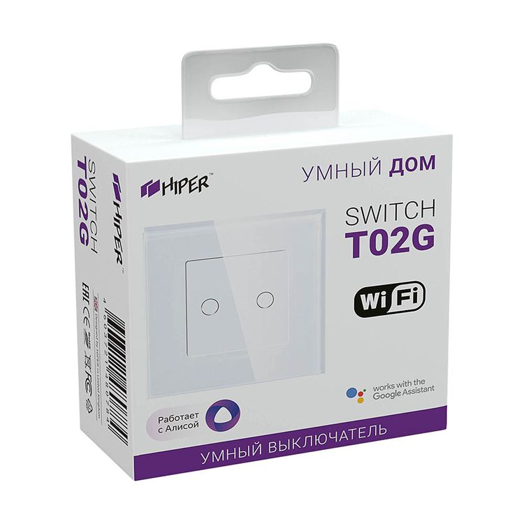 Выключатель Hiper IoT Switch T02G - 2