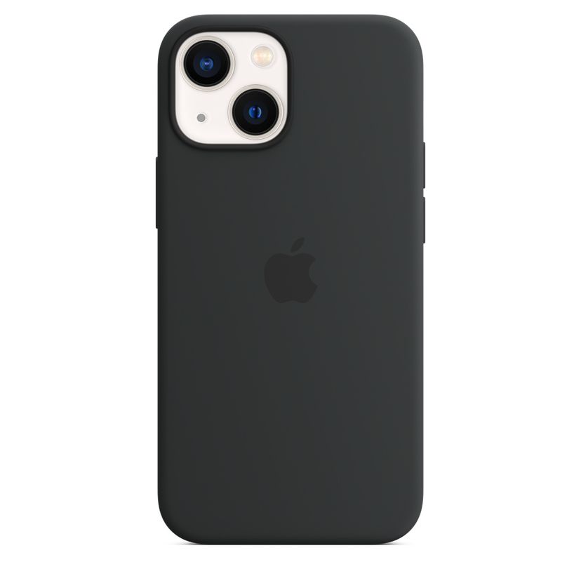 

Чехол-накладка Apple MagSafe для iPhone 13 mini, силикон, темная ночь, Черный