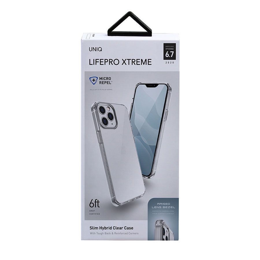 Чехол-накладка Uniq Lifepro Xtreme для iPhone 12 Pro Max, пластик, прозрачный - 3