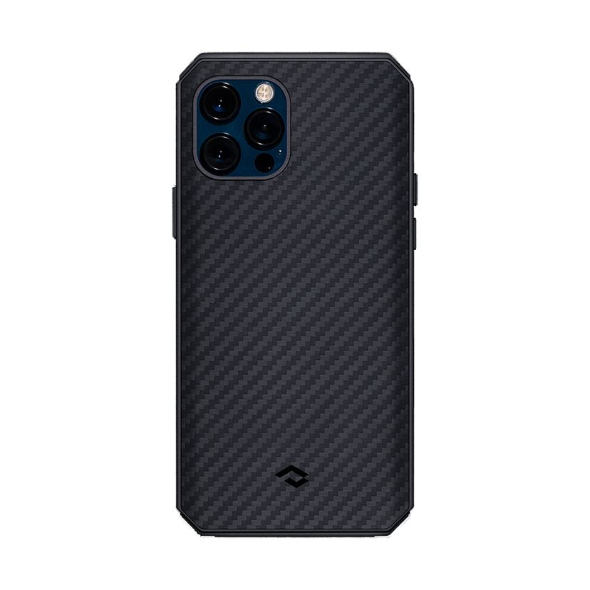 

Чехол-накладка Pitaka MagEZ для iPhone 12/12 Pro, арамид (кевлар), черный/серый