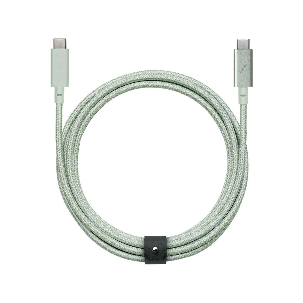 

Кабель Native Union BELT USB-C USB-C / USB-C, 2,4м, мятный