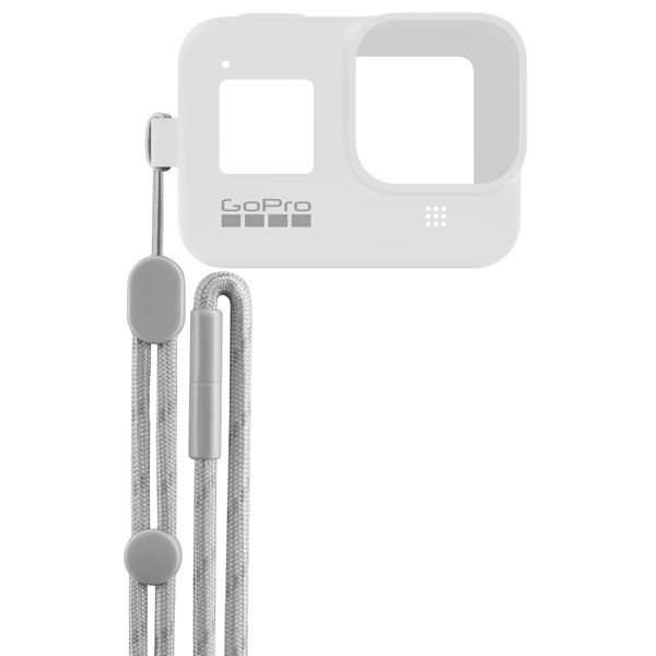 Силиконовый чехол с ремешком GoPro Sleeve + Lanyard для HERO8, белый