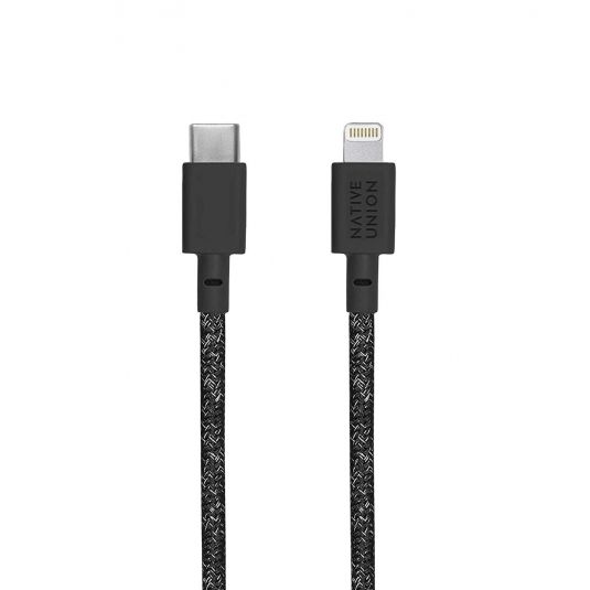 Кабель Native Union Belt Cable USB-C / Lightning, 1,2м, черный - 1