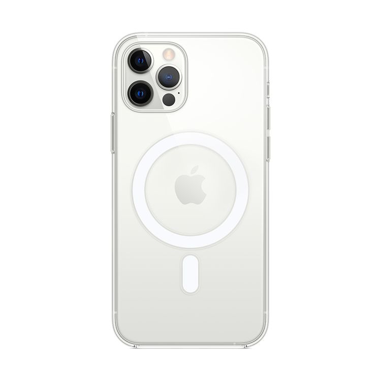 Чехол-накладка Apple MagSafe для iPhone 12/12 Pro, поликарбонат, прозрачный