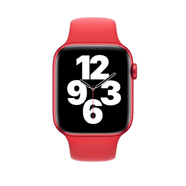 Ремешок Apple Sport Band для Apple Watch 44mm, Фторэластомер, (PRODUCT)RED - 2