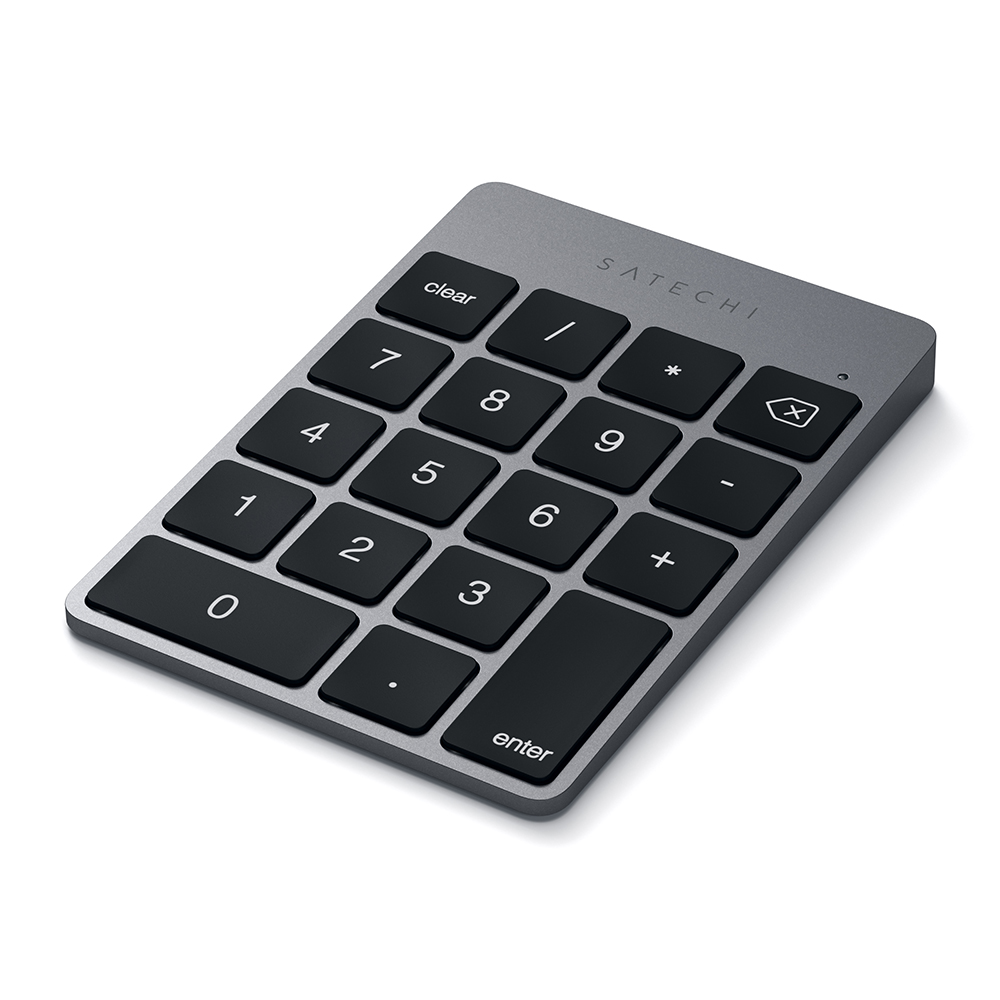 Кейпад беспроводная Satechi Aluminum Slim Keypad Numpad, серый космос - 1