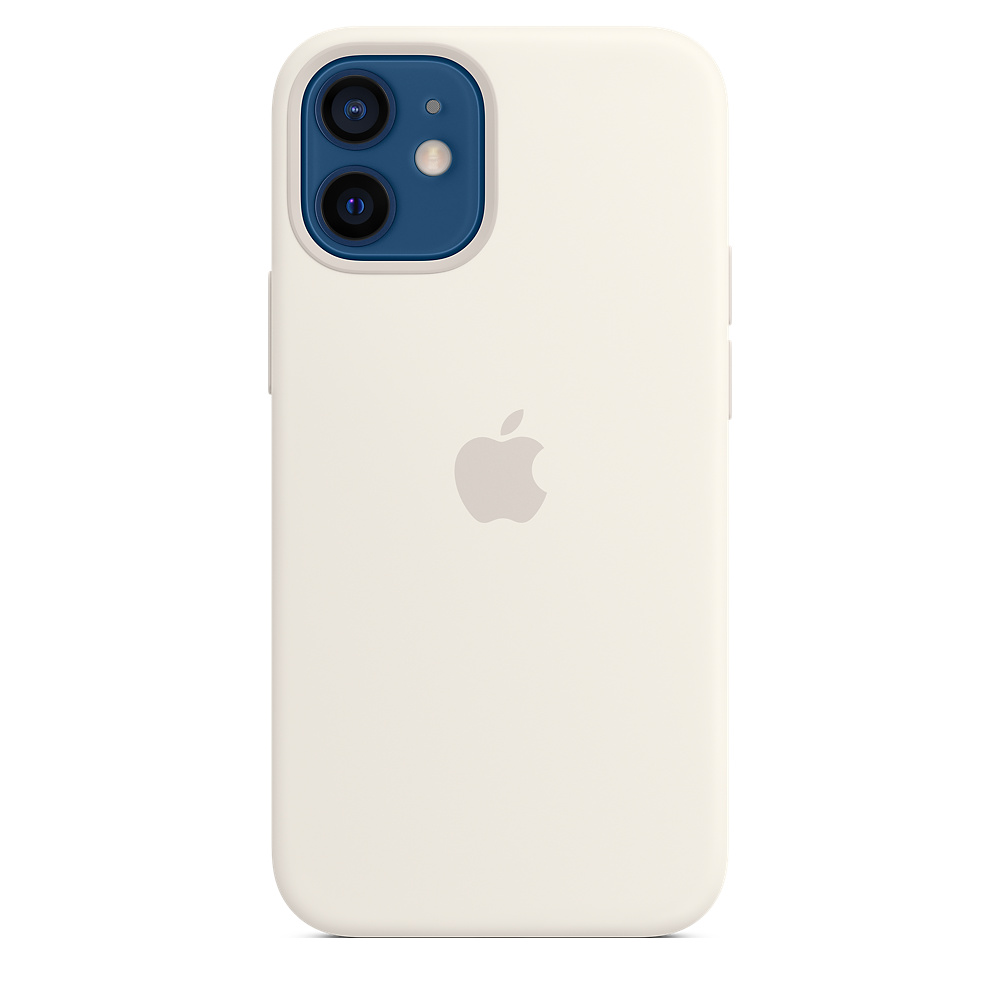 

Чехол-накладка Apple MagSafe для iPhone 12 mini, силикон, белый
