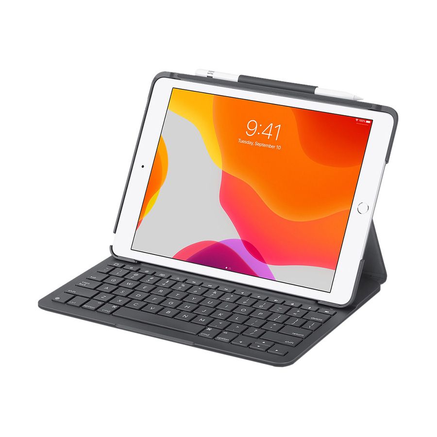 Клавиатура беспроводная Logitech Slim Folio для iPad 10.2", черный