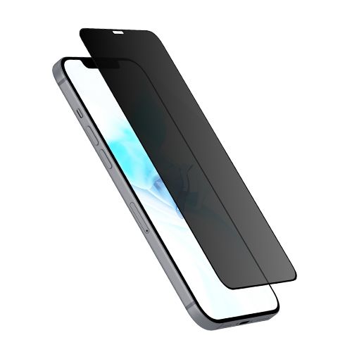 Защитное стекло uBear Privacy Extreme Nano Shield Black для iPhone 12/12 Pro, 0,3 мм, черная рамка - 1