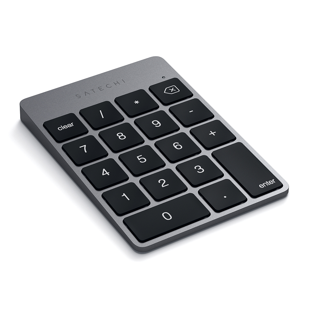 Кейпад беспроводная Satechi Aluminum Slim Keypad Numpad, серый космос - 0