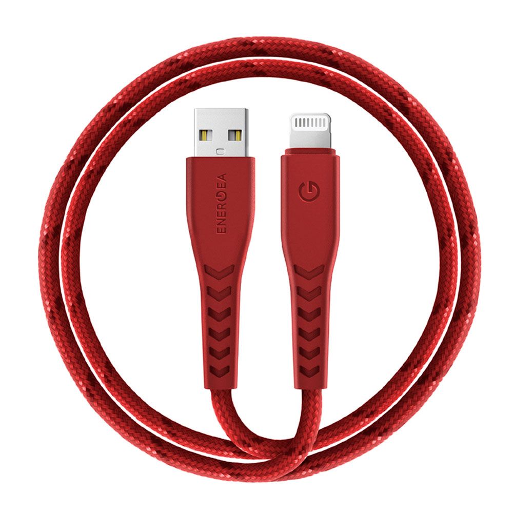 

Кабель EnergEA NyloFlex USB / Lightning, 1,5м, красный