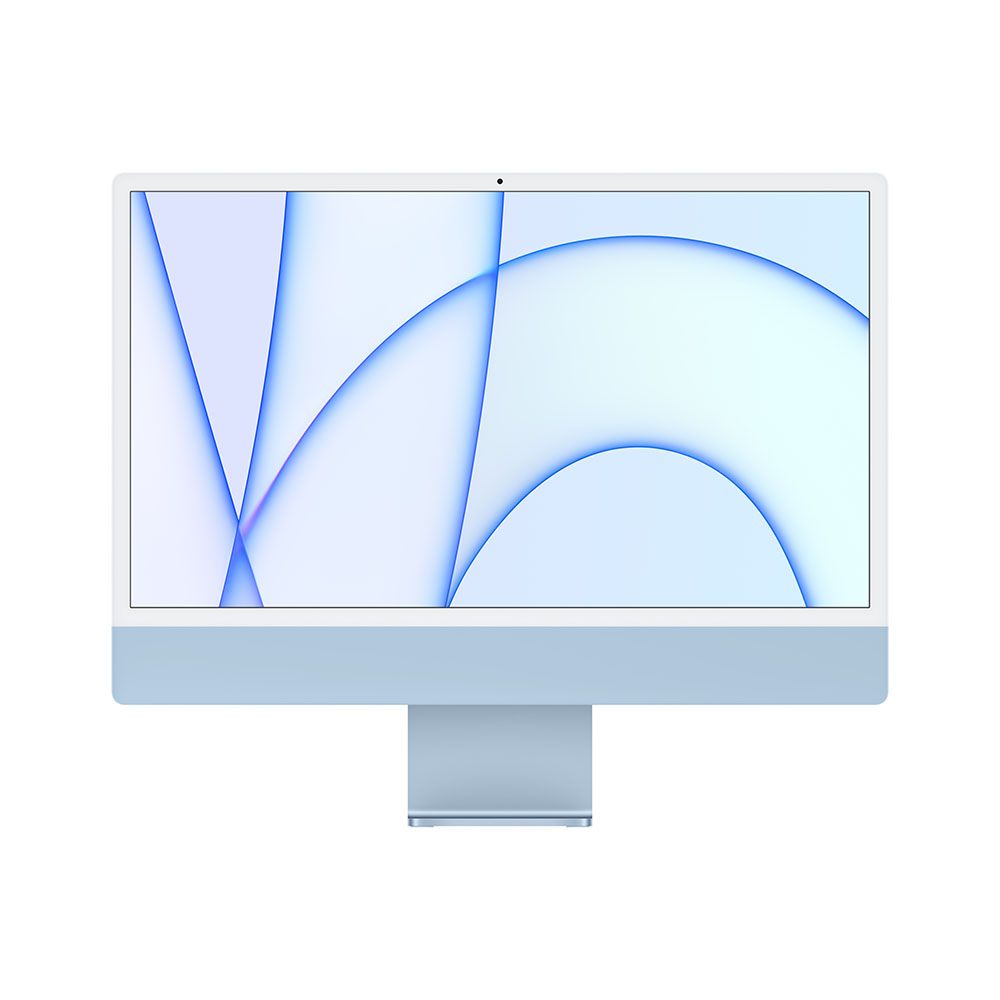 2021 Apple iMac 24″ синий (MJV93RU/A) (Apple M1, 8Gb, SSD 256Gb, Apple M1 (7 GPU))