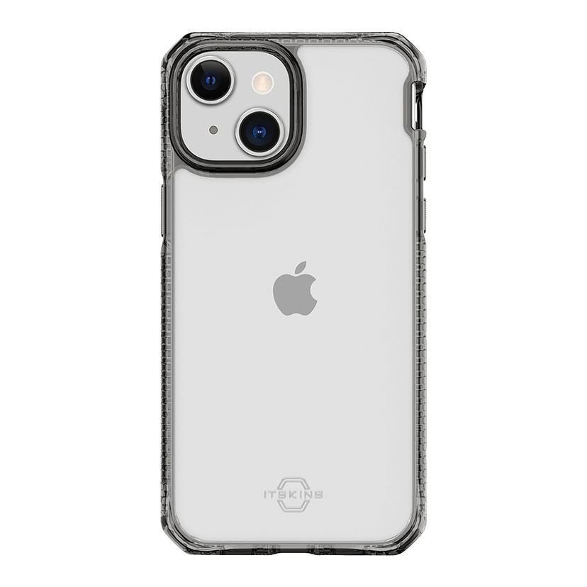 

Чехол-накладка Itskins Hybrid Clear для iPhone 13, поликарбонат, черный