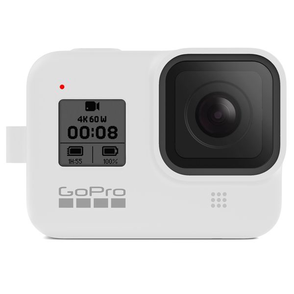 Силиконовый чехол с ремешком GoPro Sleeve + Lanyard для HERO8, белый - 3