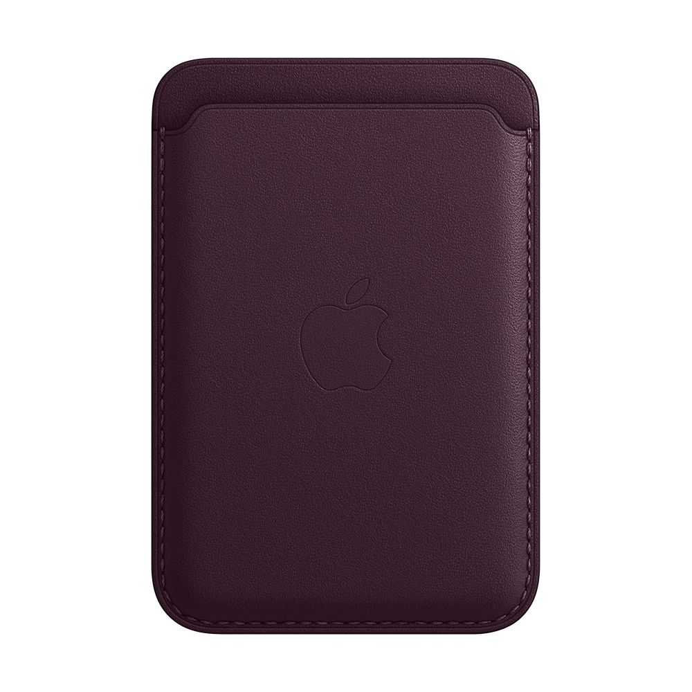 Чехол-бумажник Apple MagSafe, цвет: тёмная вишня, кожа