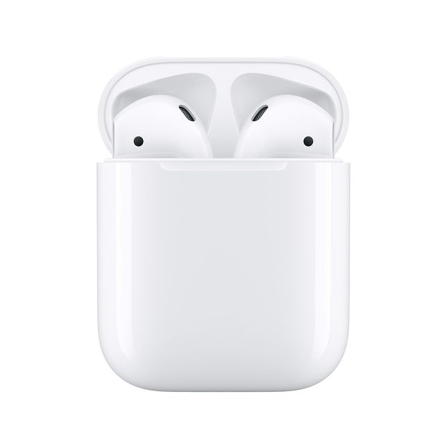 Беспроводные наушники Apple AirPods с зарядным футляром, Белый