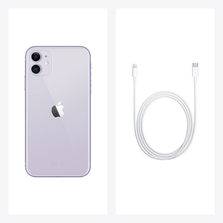 Apple iPhone 11 фиолетовый (6,1", 128GB, MHDM3RU/A)— фото №6