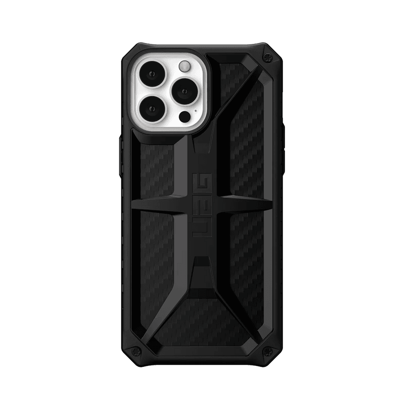 

Чехол-накладка UAG Monarch для iPhone 13 Pro Max, поликарбонат, черный карбон