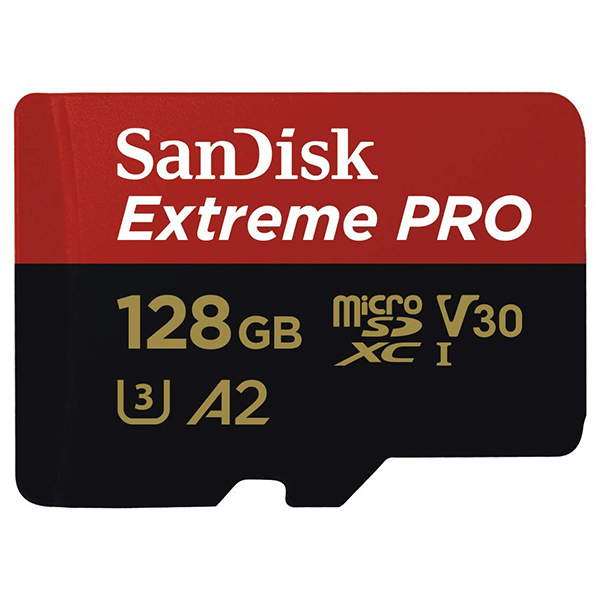 Карта памяти 128GB microSDXC SanDisk Extreme Pro, adapder