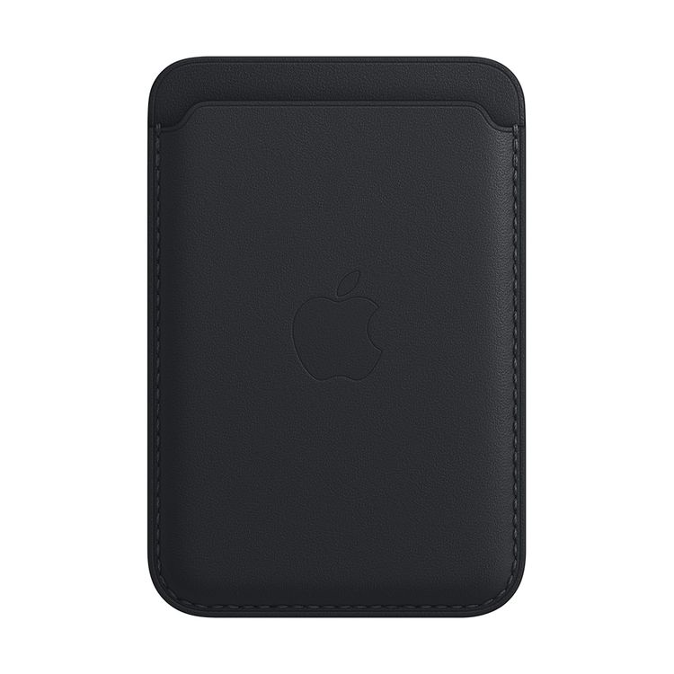Чехол-бумажник Apple MagSafe, цвет: тёмная ночь, кожа