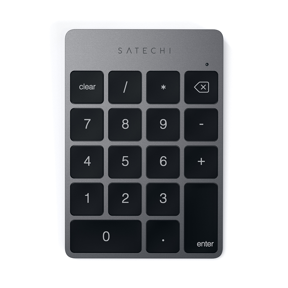 Кейпад беспроводная Satechi Aluminum Slim Keypad Numpad, серый космос - 2