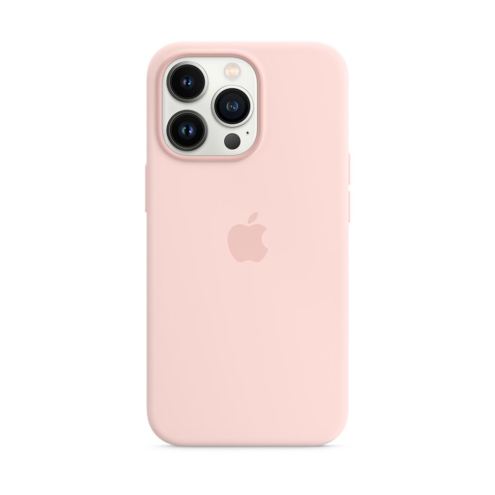

Чехол-накладка Apple MagSafe для iPhone 13 Pro, силикон, розовый мел, Бежевый
