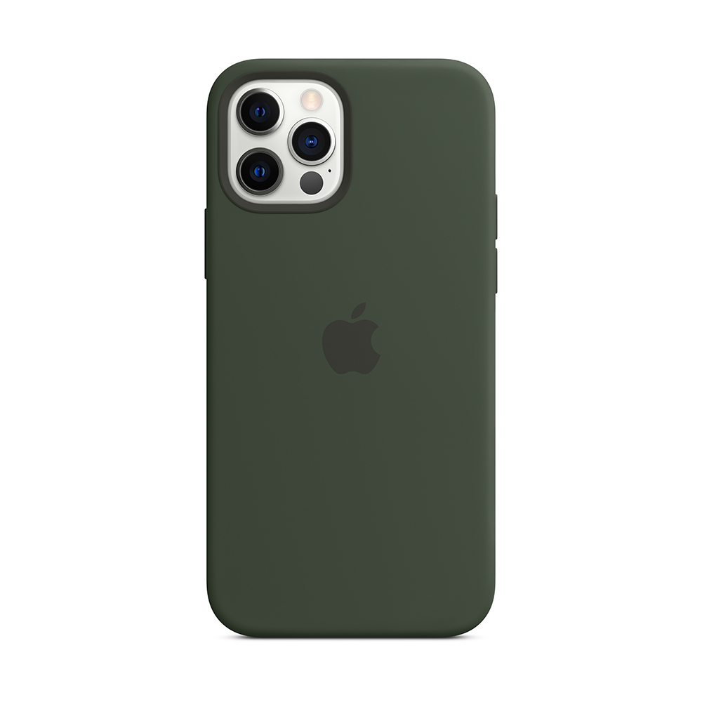 

Чехол-накладка Apple MagSafe для iPhone 12/12 Pro, силикон, кипрский зеленый