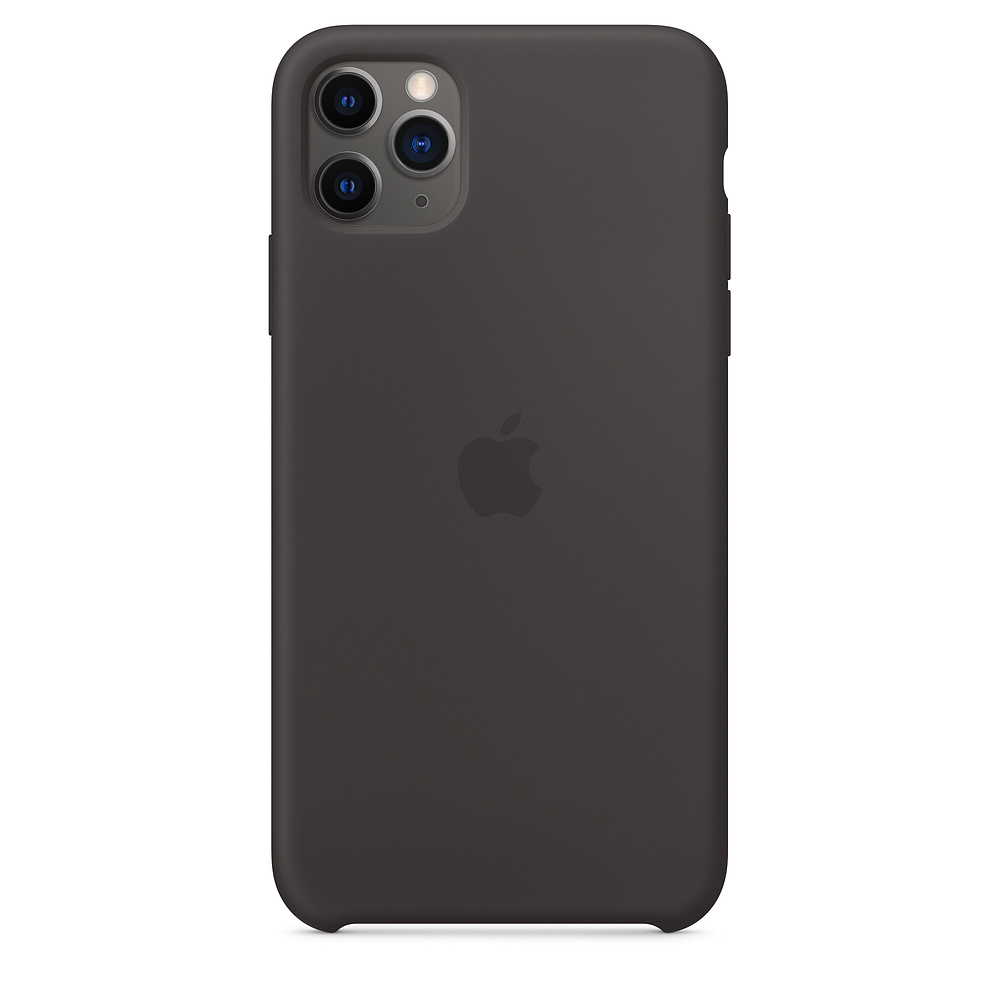 Чехол-накладка Apple Silicone Case для iPhone 11 Pro Max, силикон, черный