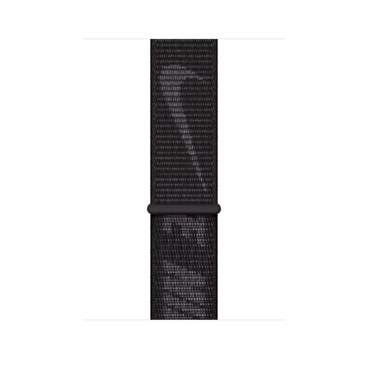 Ремешок Apple Nike, чёрный, Нейлон (для корпуса 45 мм)