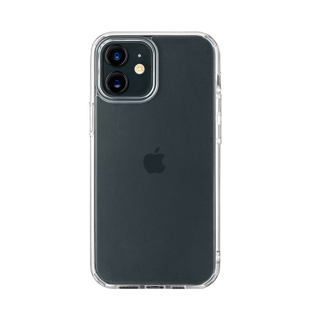 Чехол-накладка uBear Real Case для iPhone 12/12 Pro, поликарбонат, прозрачный чехол антибактериальный itskins hybrid tek для iphone 13 pro 6 1 прозрачный